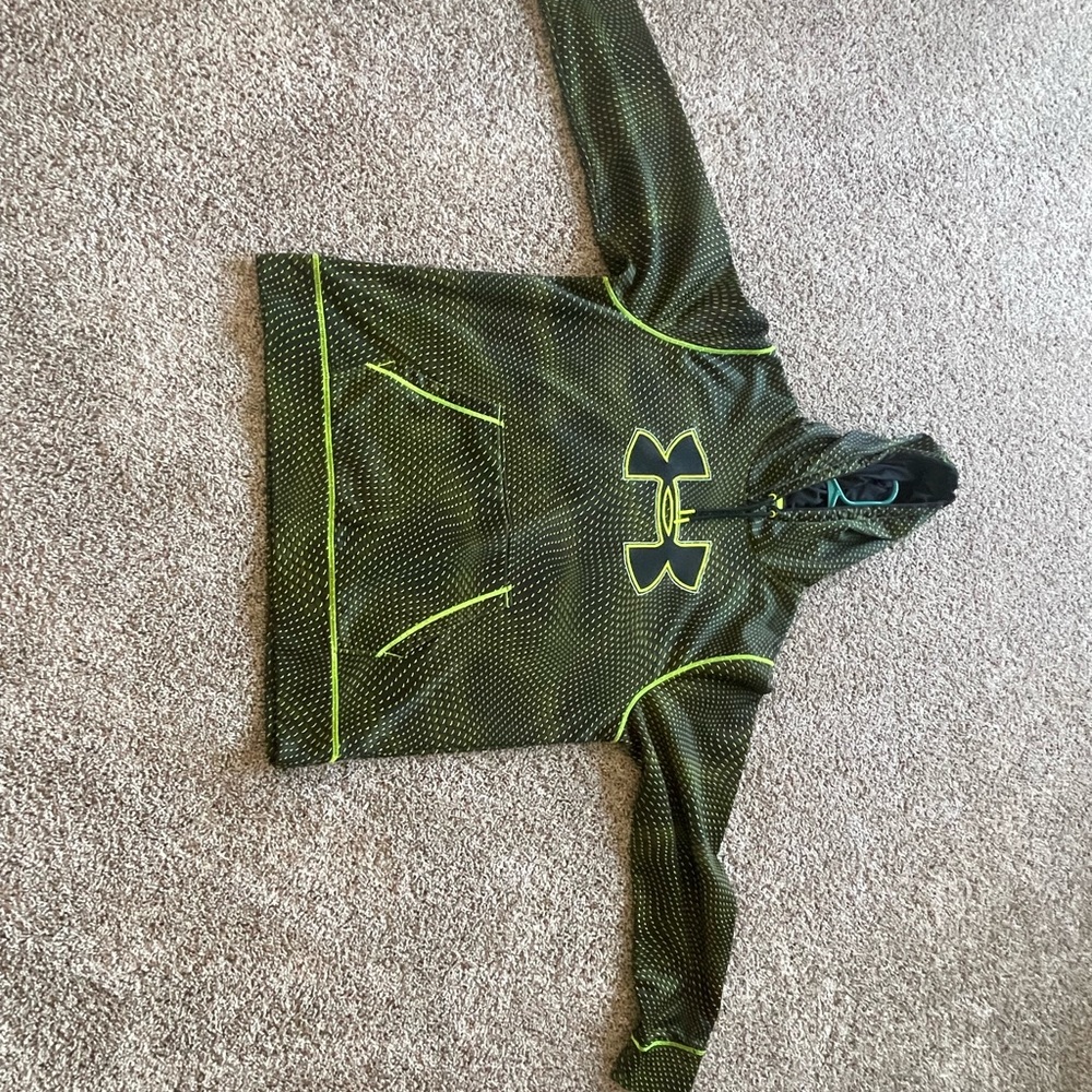 Under Armour Neon Green and Black Jacket